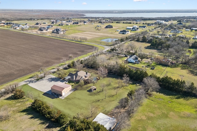 drone / aerial view featuring a rural view