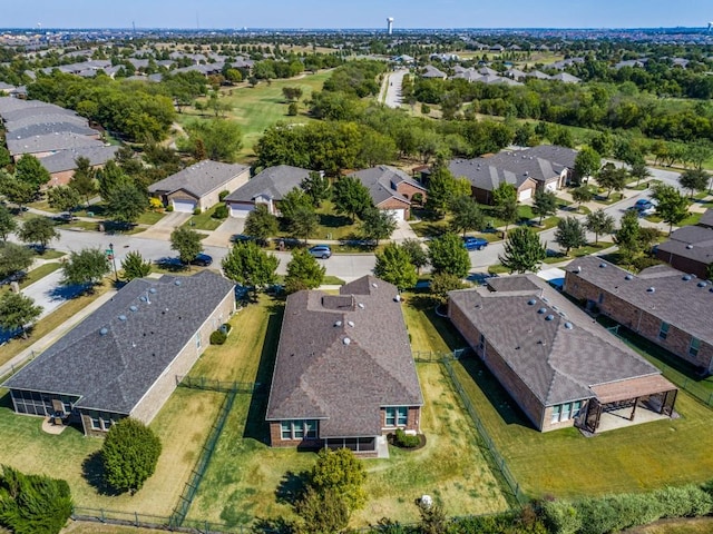 drone / aerial view featuring a residential view