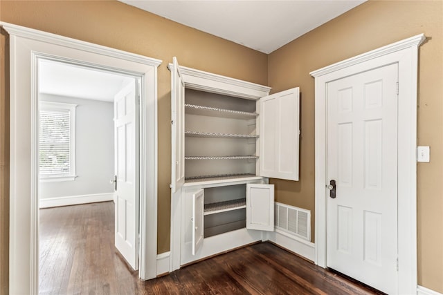 pantry featuring visible vents