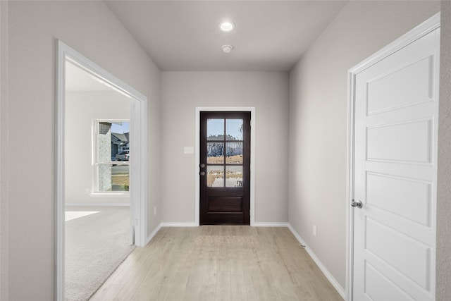 433 Falcon, Azle, TX 76020 - entryway with light wood-style floors and baseboards