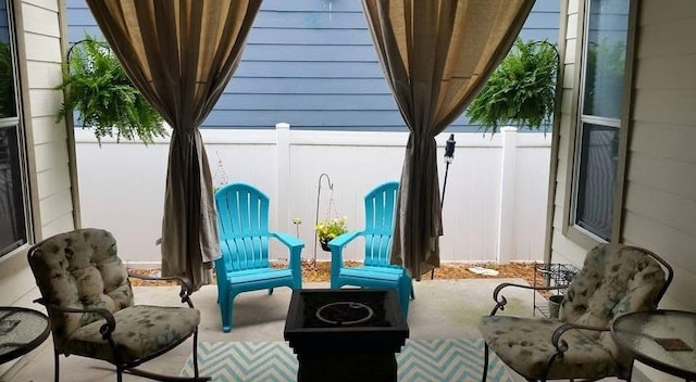 1931 Antebellum Ct, Savannah, TX 76227 - view of patio / terrace with a fenced backyard