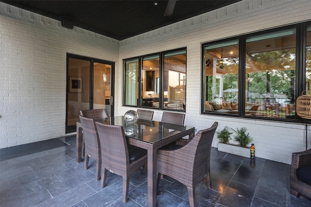 view of patio / terrace with outdoor dining space