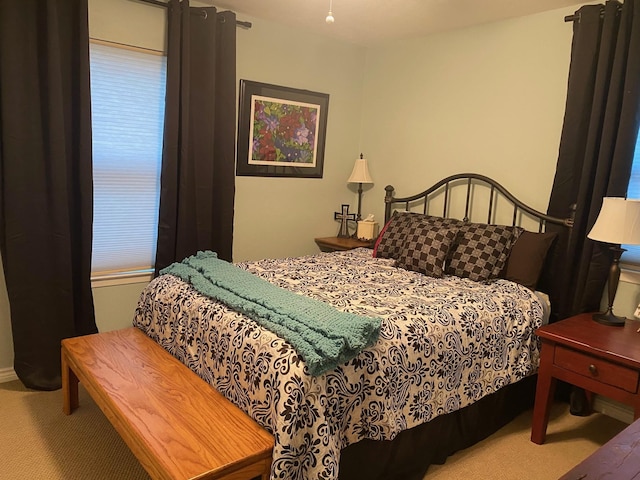 bedroom with carpet flooring