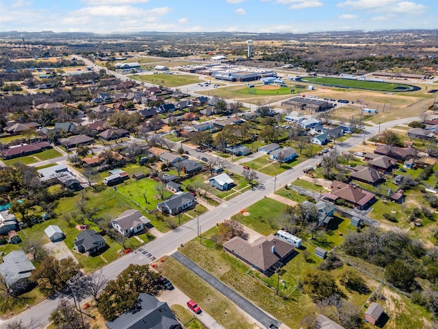 drone / aerial view featuring a residential view