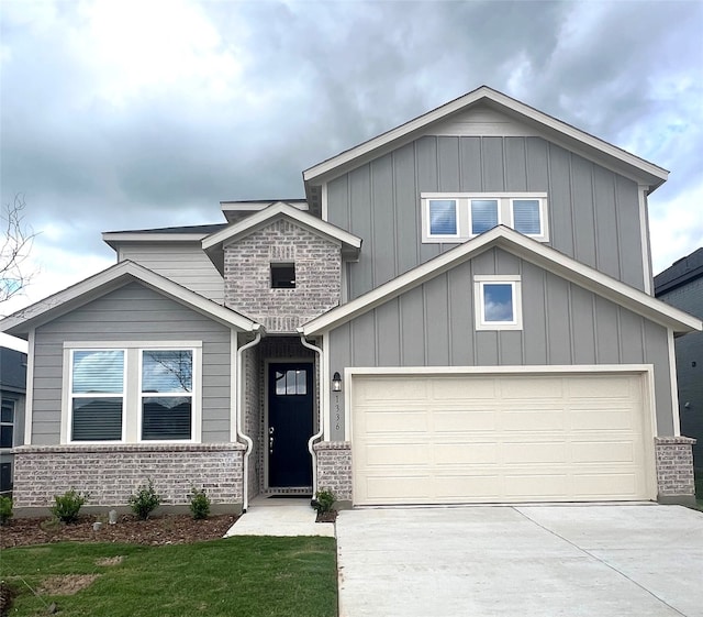 1336 Sheltola Way, Fort Worth, TX 76052 - view of front of home featuring concrete driveway, board and batten siding, and a garage