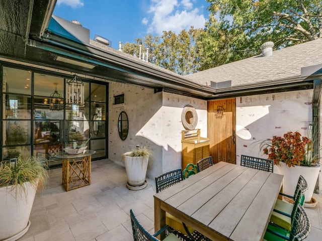 view of patio / terrace with outdoor dining area