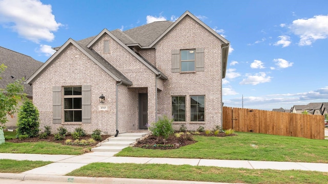 4343 Hudson St, Fate, TX 75087 - view of front facade with brick siding