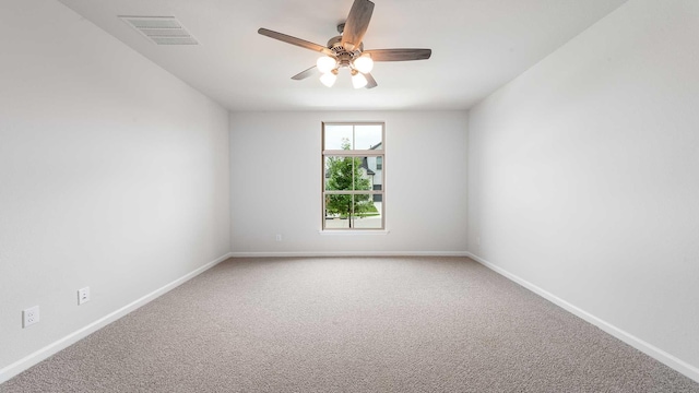 4343 Hudson St, Fate, TX 75087 - carpeted spare room featuring a ceiling fan and baseboards