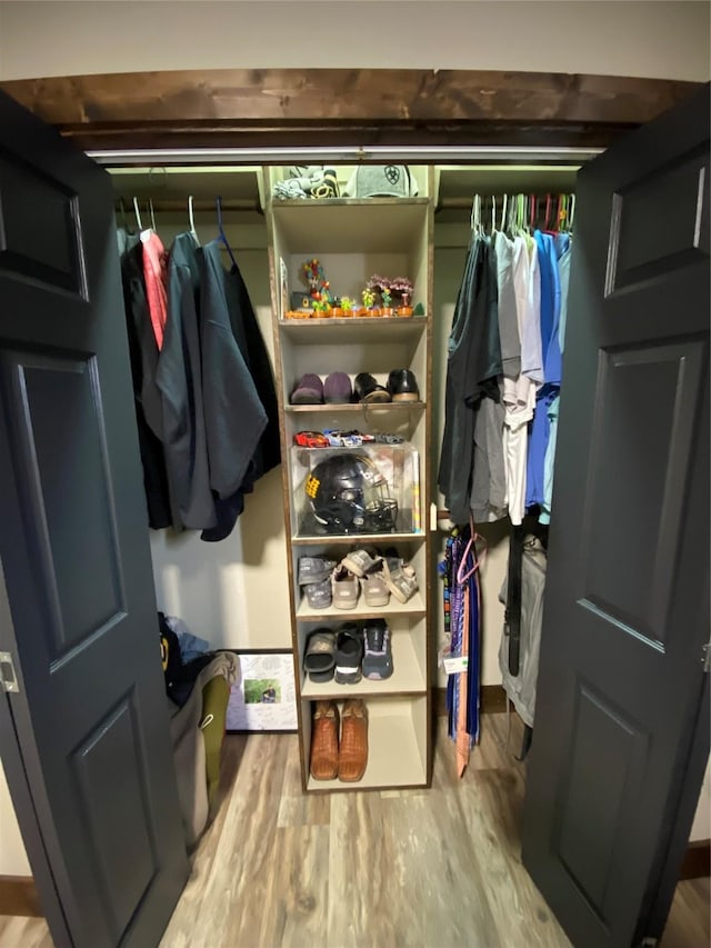 view of closet