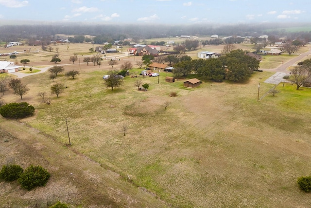 drone / aerial view featuring a rural view