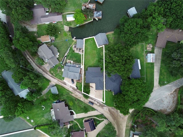 birds eye view of property featuring a residential view