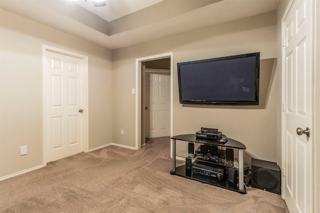 interior space with baseboards