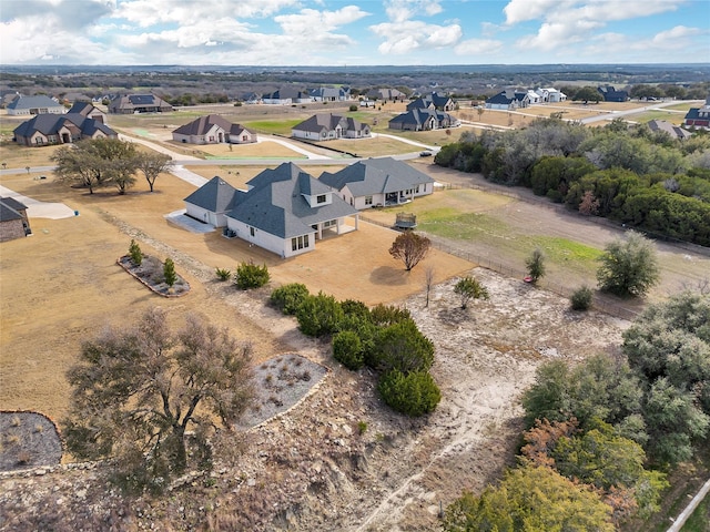 drone / aerial view featuring a residential view