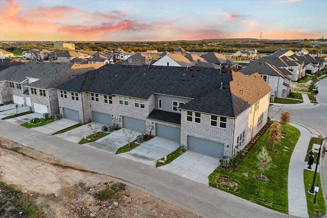 birds eye view of property featuring a residential view