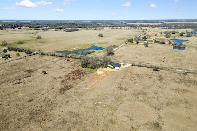 bird's eye view featuring a rural view