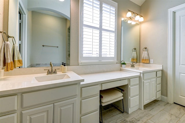 full bathroom with vanity