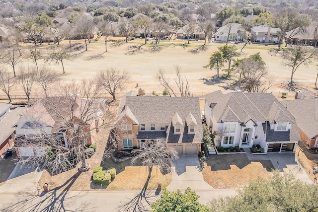 drone / aerial view featuring a residential view