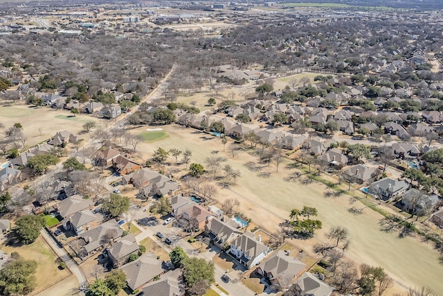 bird's eye view featuring a residential view