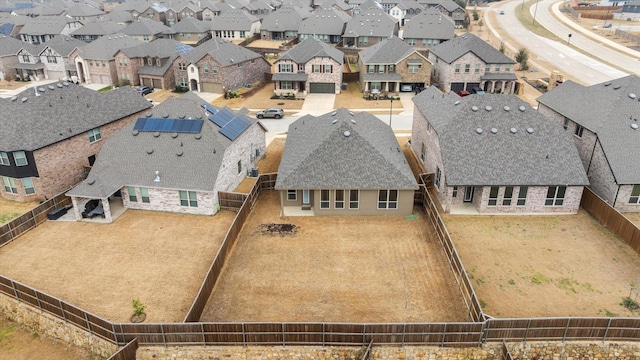 birds eye view of property featuring a residential view