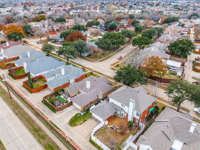 drone / aerial view featuring a residential view