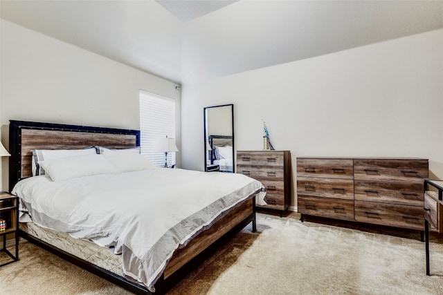 bedroom featuring carpet