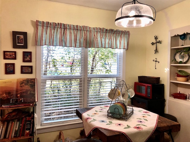 view of dining room