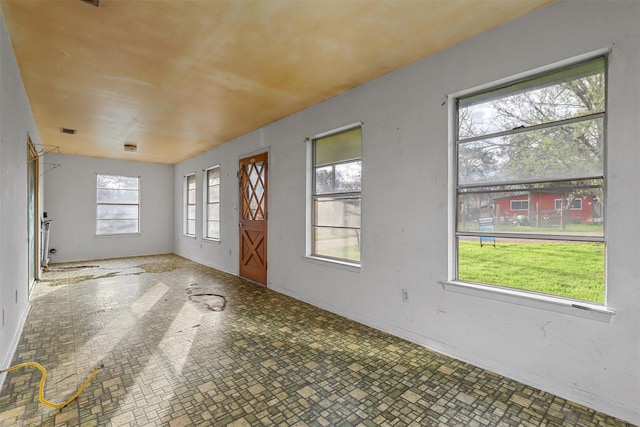 entryway featuring visible vents