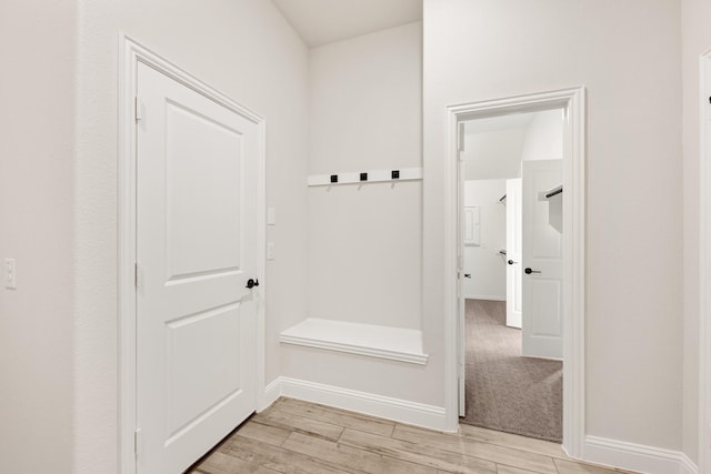 207 Cortese Ln, Alvarado, TX 76009 - mudroom featuring light wood finished floors and baseboards