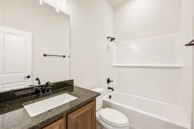 207 Cortese Ln, Alvarado, TX 76009 - full bathroom with toilet, shower / bath combination, and vanity