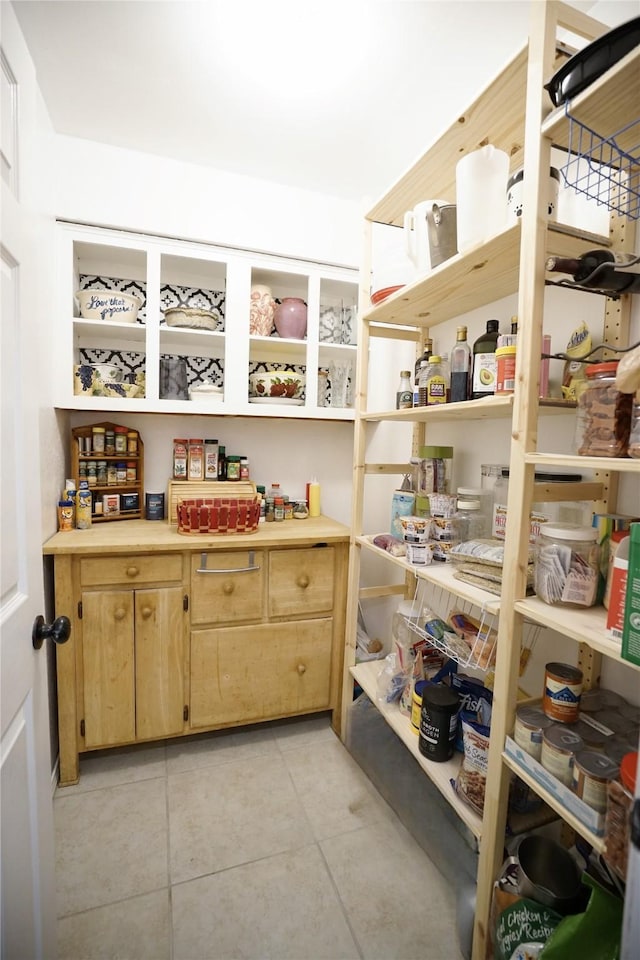 view of pantry