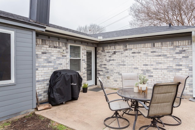 view of patio / terrace featuring area for grilling