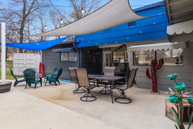 view of patio / terrace with outdoor dining area