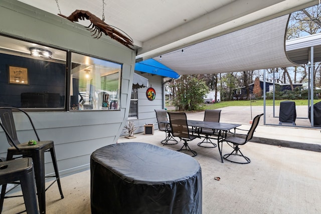 view of patio / terrace with outdoor dining area