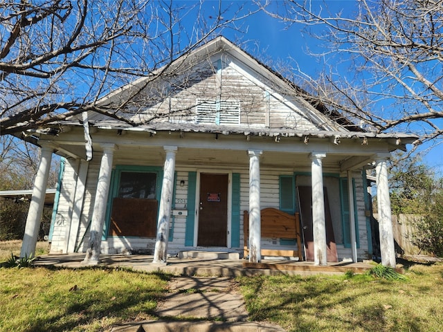 neoclassical / greek revival house with covered porch