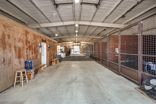 view of horse barn