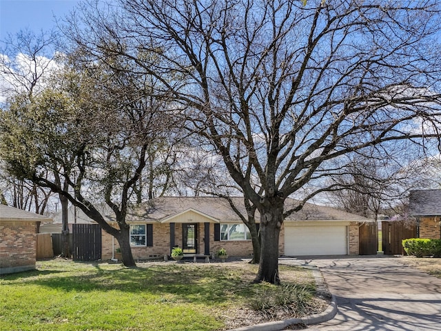 109 Belden Cir, Mckinney, TX 75069 - single story home featuring brick siding, concrete driveway, and a garage