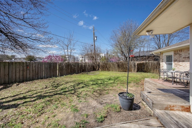 109 Belden Cir, Mckinney, TX 75069 - view of yard with a deck and outdoor dining area