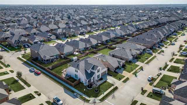 aerial view featuring a residential view