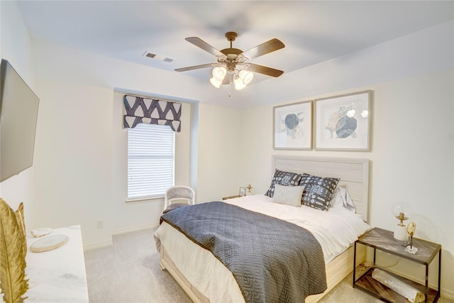 62 Cypress Ct, Trophy Club, TX 76262 - bedroom with carpet flooring, baseboards, and a ceiling fan
