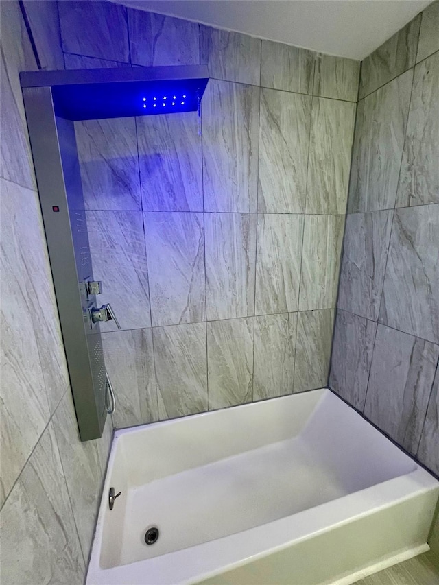 bathroom with walk in shower