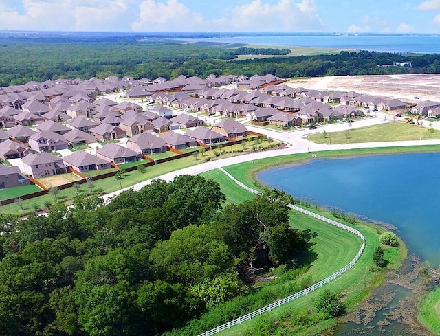 2340 Neff Ln, Forney, TX 75126 - aerial view of residential area with a large body of water