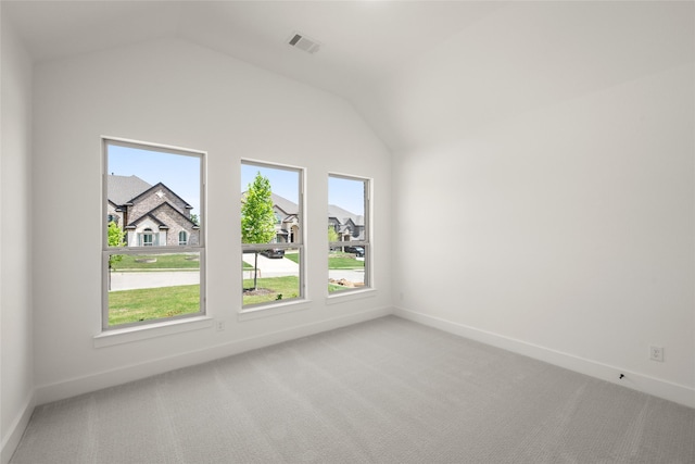 317 Willie Way, Burleson, TX 76028 - additional living space with vaulted ceiling, light colored carpet, and baseboards