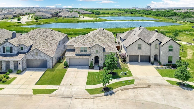 782 Corner Post Path, Celina, TX 75009 - aerial view of residential area featuring a large body of water