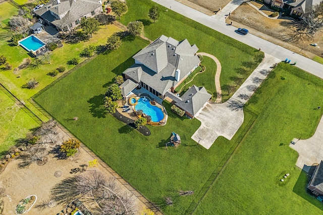 5805 Parker Village Dr, Parker, TX 75002 - bird's eye view of a pool