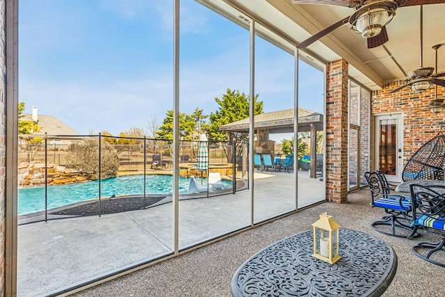 5805 Parker Village Dr, Parker, TX 75002 - view of unfurnished sunroom