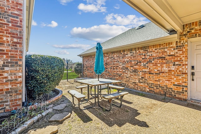 5805 Parker Village Dr, Parker, TX 75002 - view of patio / terrace with fence and outdoor dining area