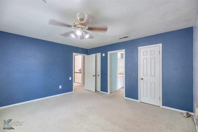 20 Glen Abbey St, Abilene, TX 79606 - unfurnished bedroom with baseboards, carpet, and ceiling fan