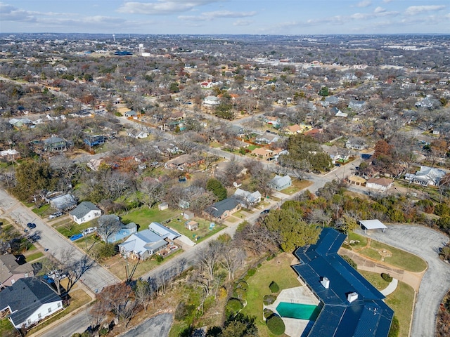 drone / aerial view featuring a residential view