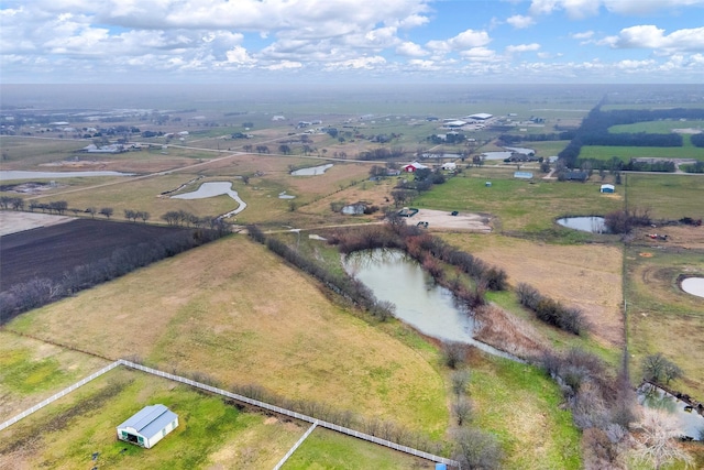 bird's eye view featuring a rural view