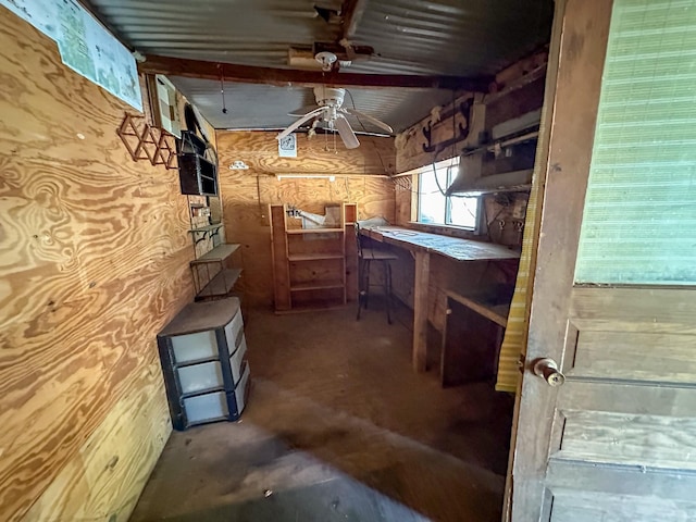 view of storage room